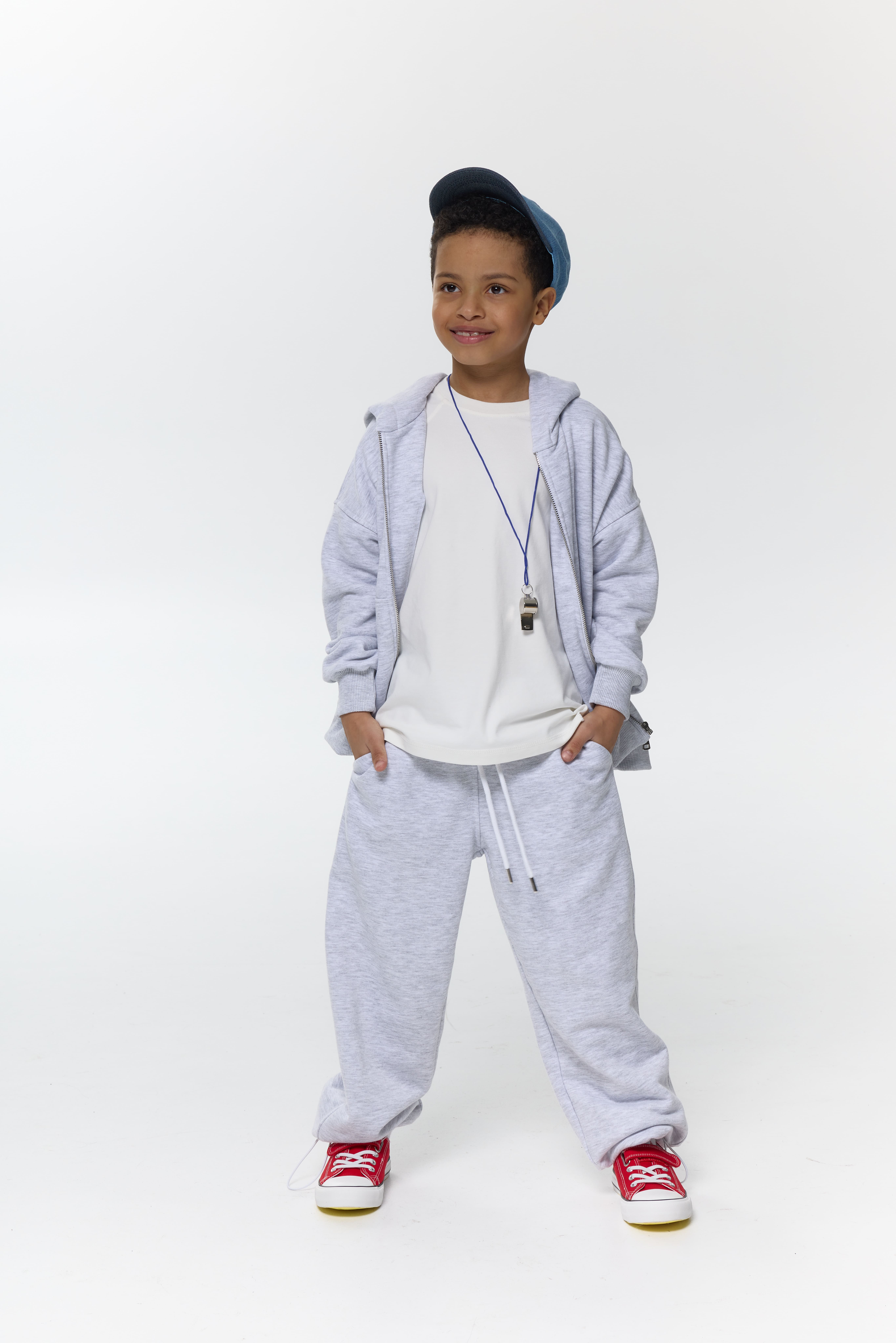 Худі зіп barvà сірий меланж unisex 